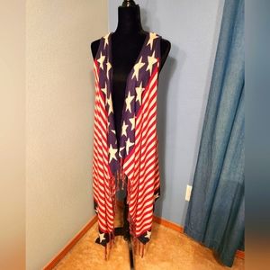 Knit Flag Vest